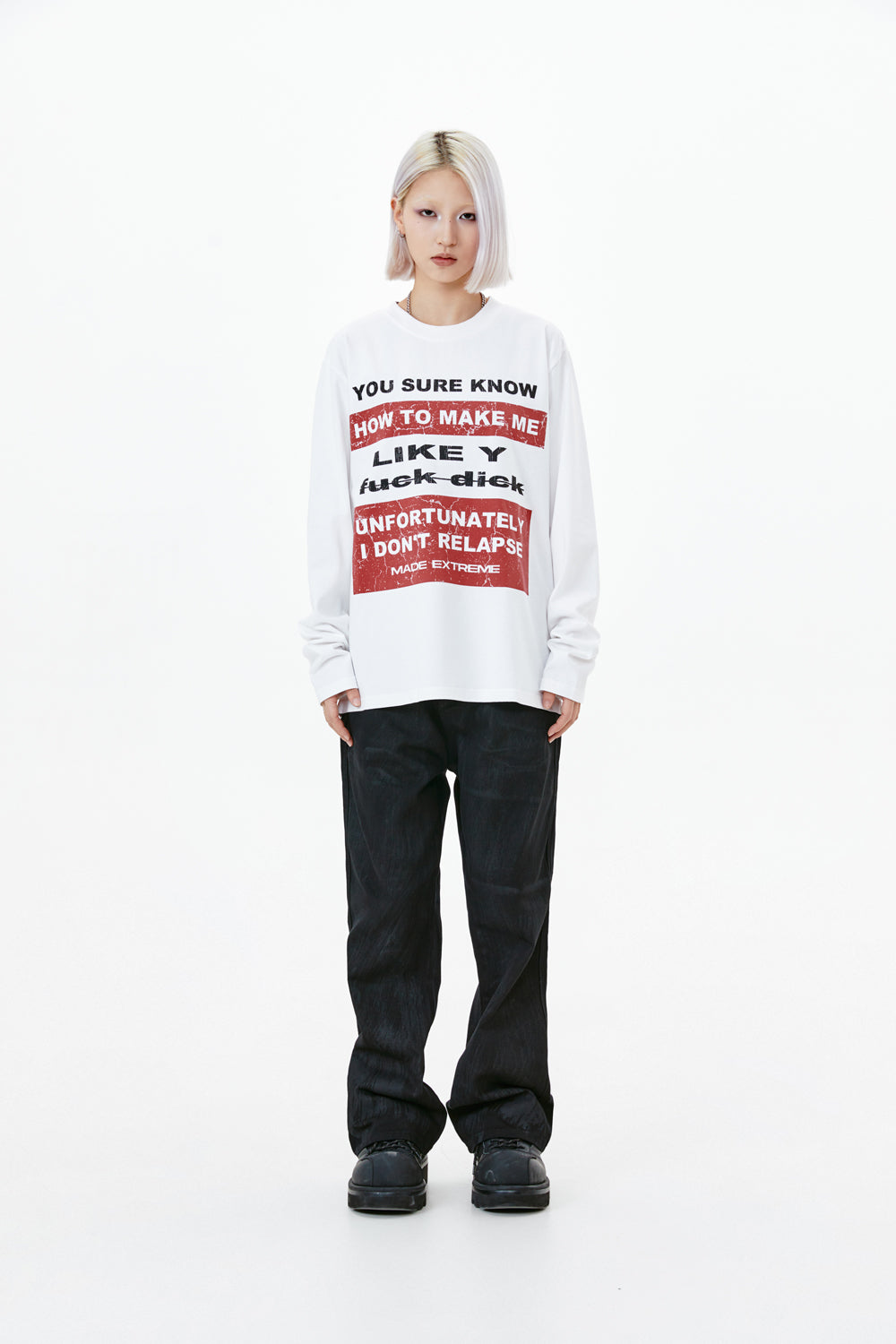 FINE BECOME A PITY LONG-SLEEVE