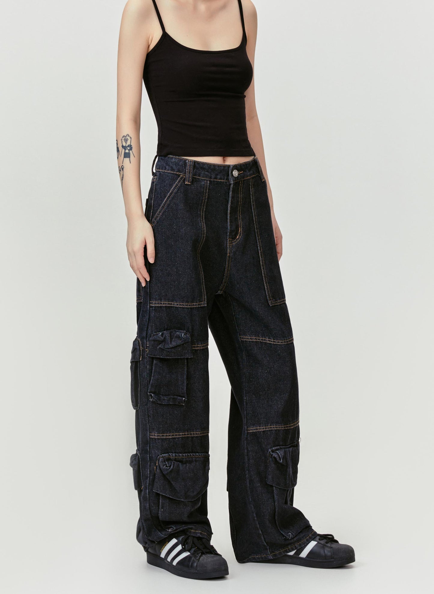 JUTE BAG JEANS PANTS