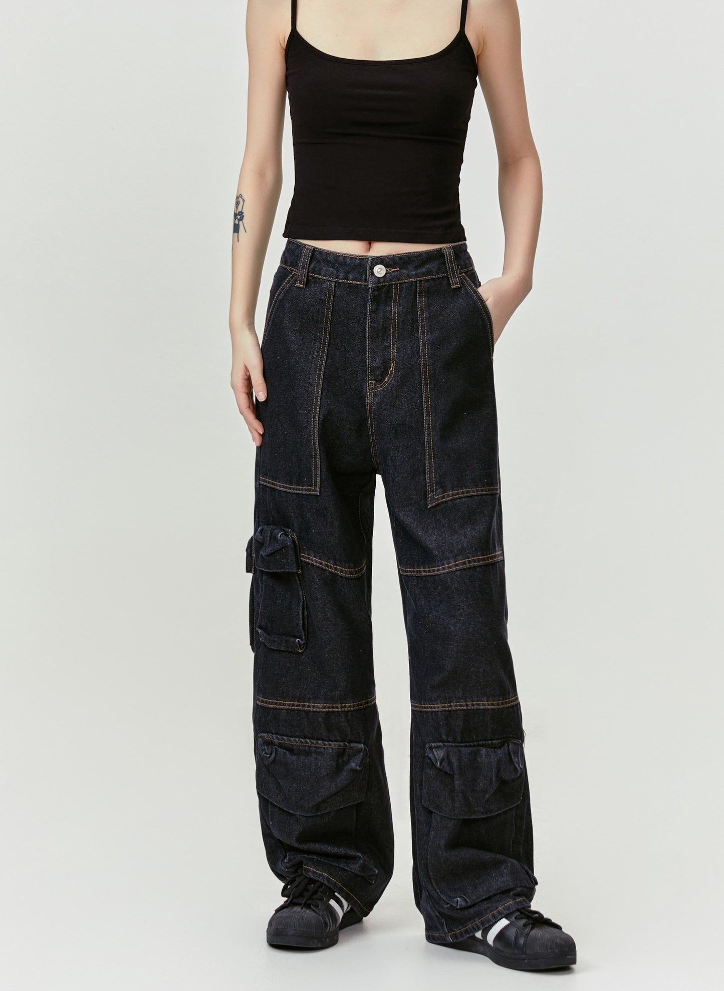 JUTE BAG JEANS PANTS