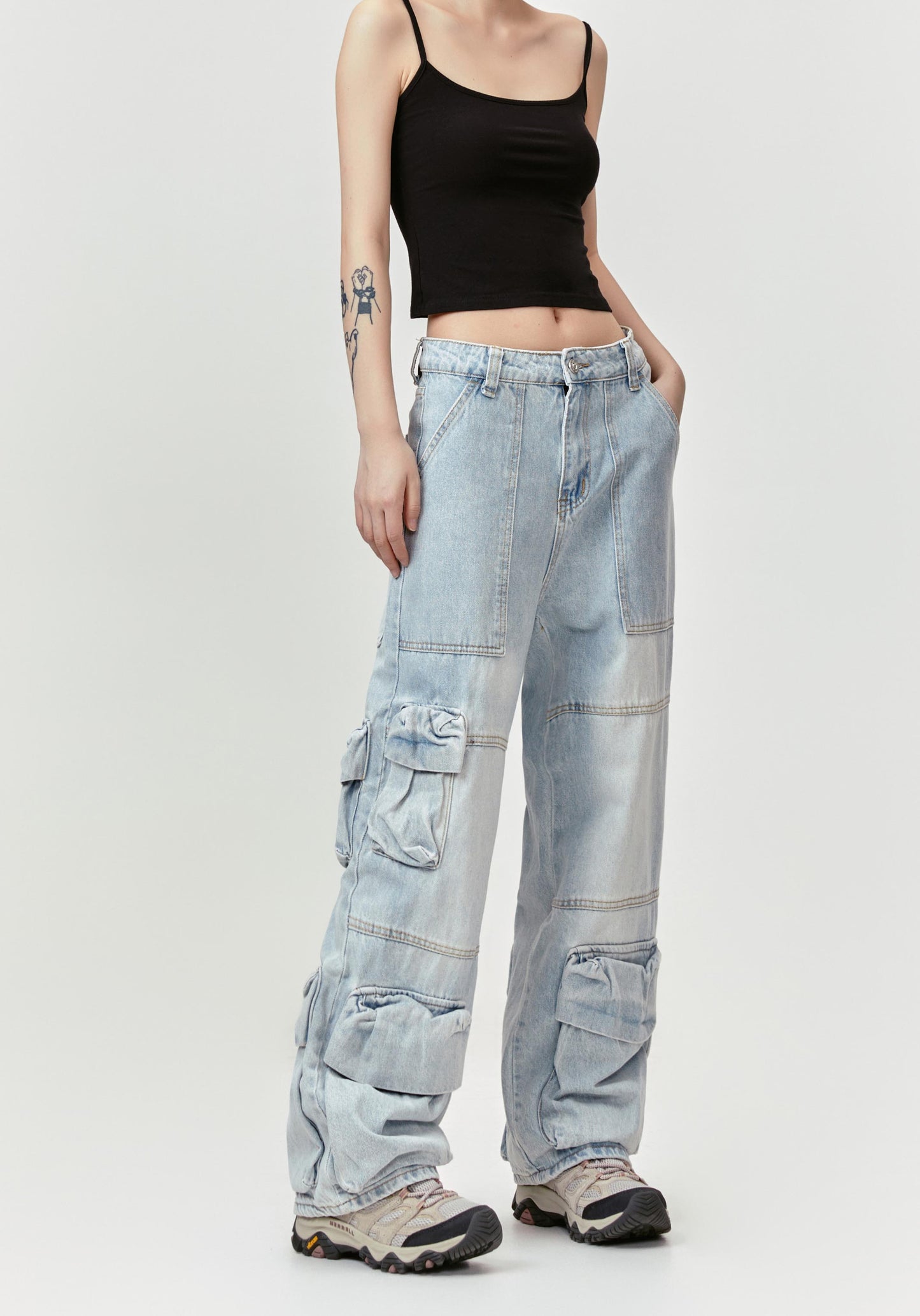 JUTE BAG JEANS PANTS