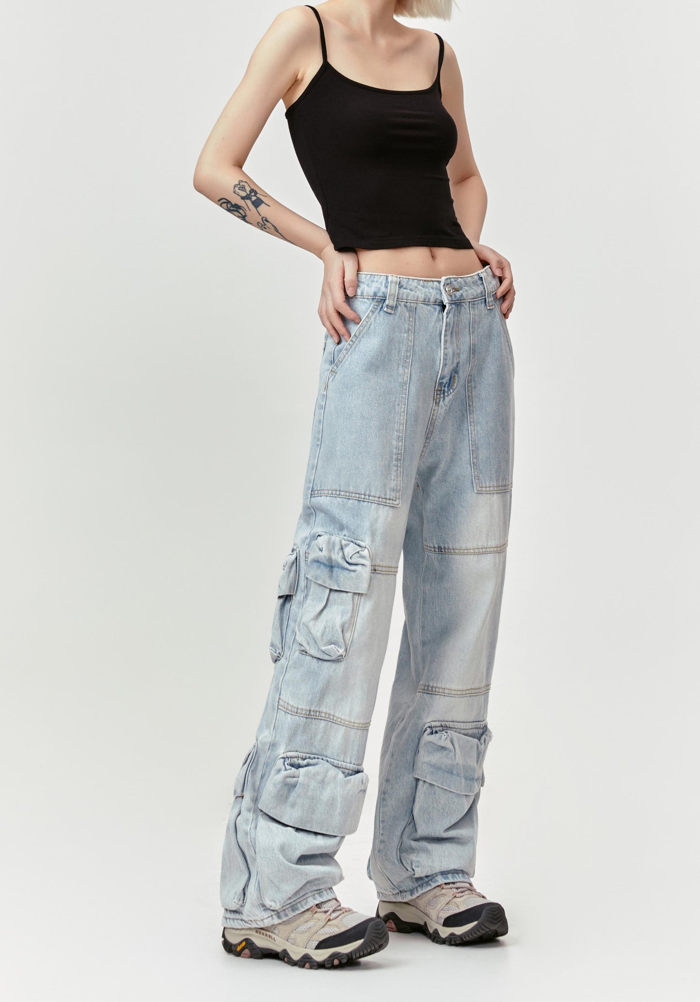 JUTE BAG JEANS PANTS