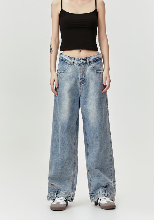 INVERTED TRIANGLE JEANS PANTS