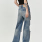 FISH MOUTH JEANS PANTS