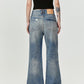 FISH MOUTH JEANS PANTS