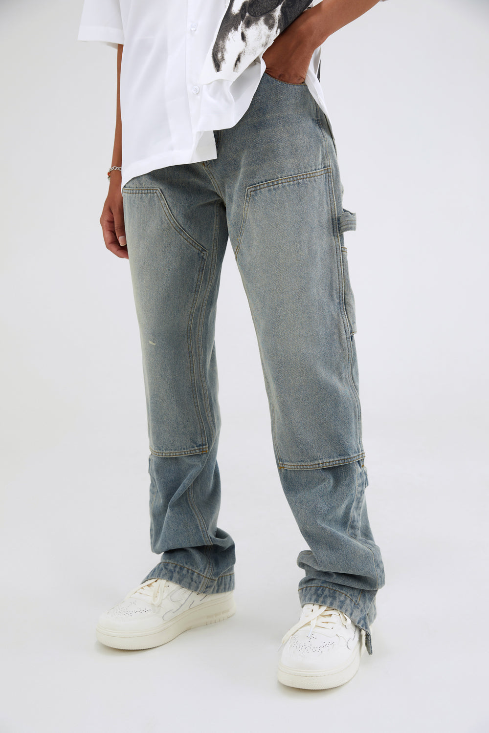 SIMPLE OLD SCHOOL DENIM PANTS