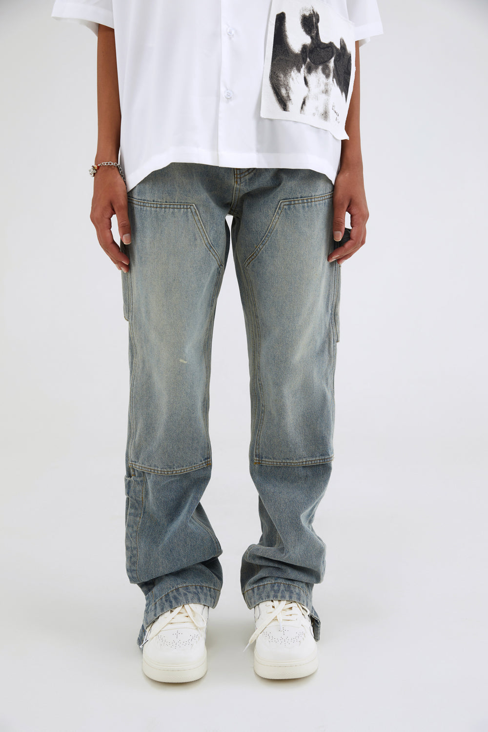 SIMPLE OLD SCHOOL DENIM PANTS