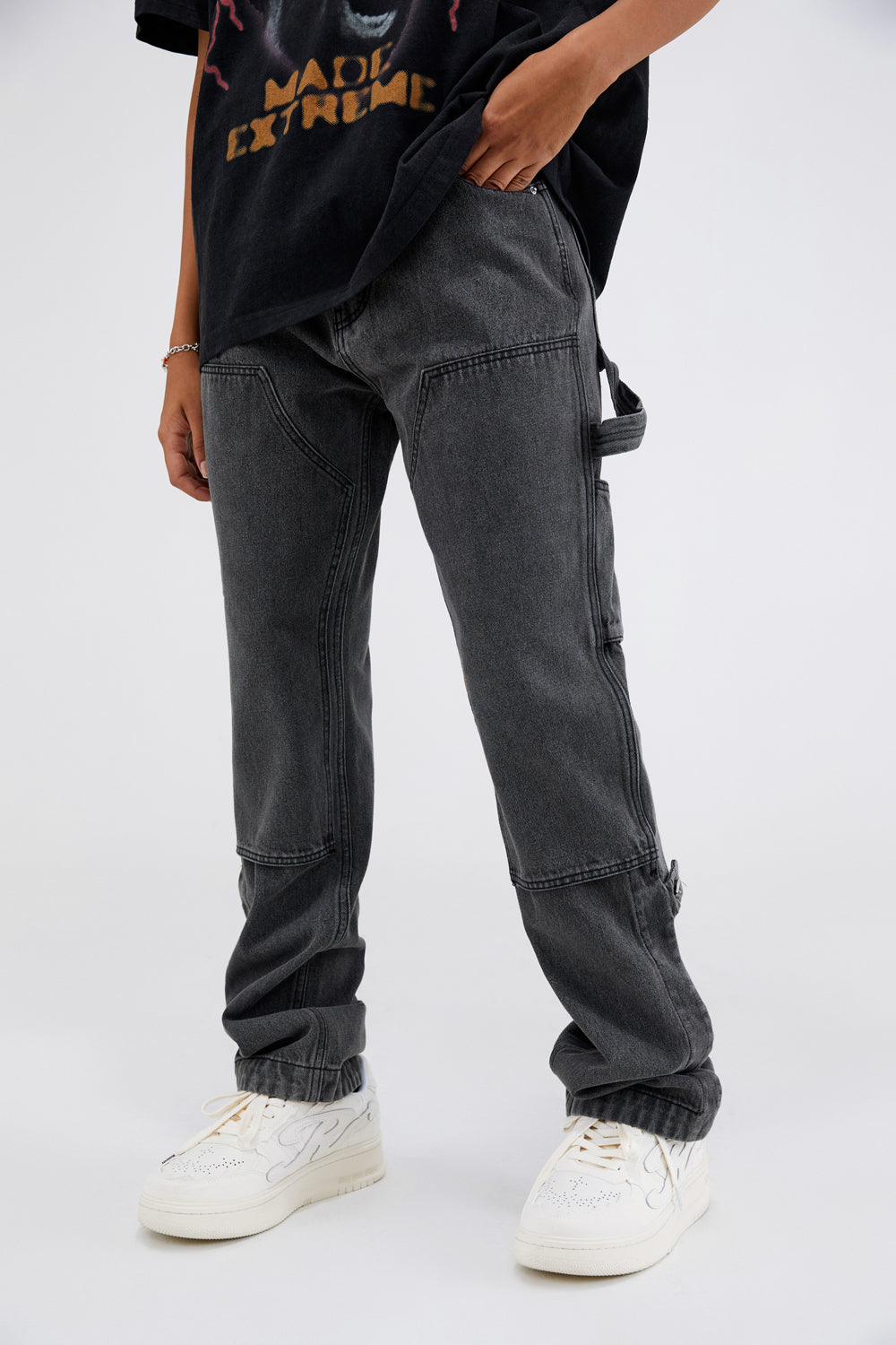 SIMPLE OLD SCHOOL DENIM PANTS