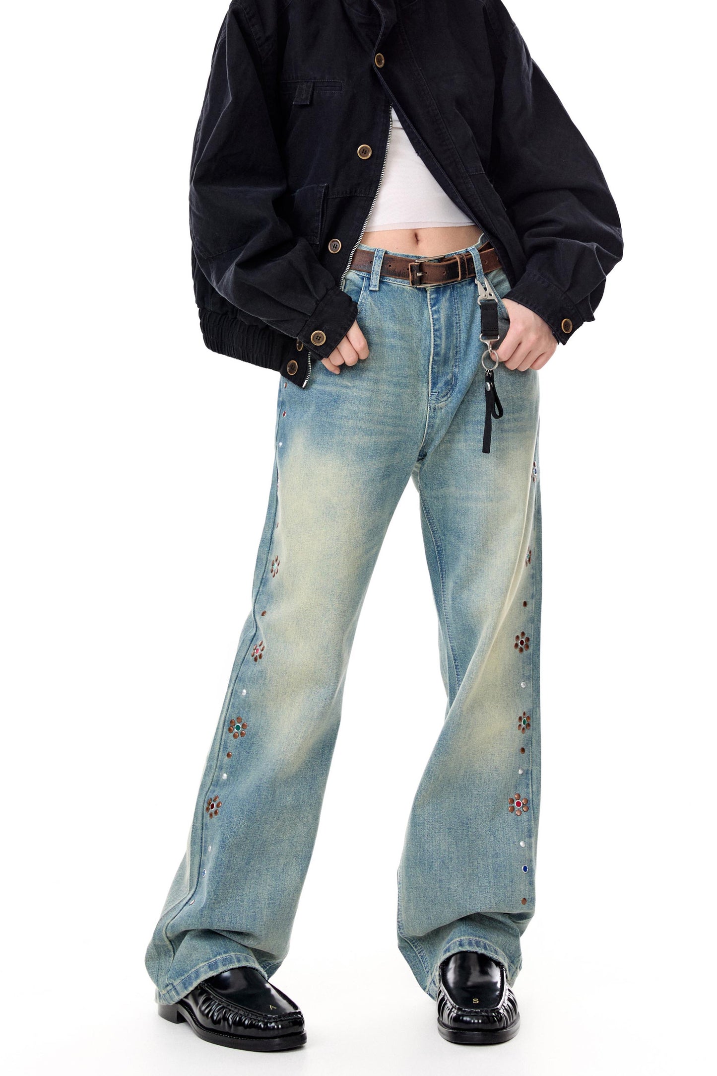 ON "GREEN" GRASS JEAN PANTS