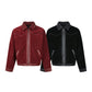 VELVET REVERIE LEATHER JACKET