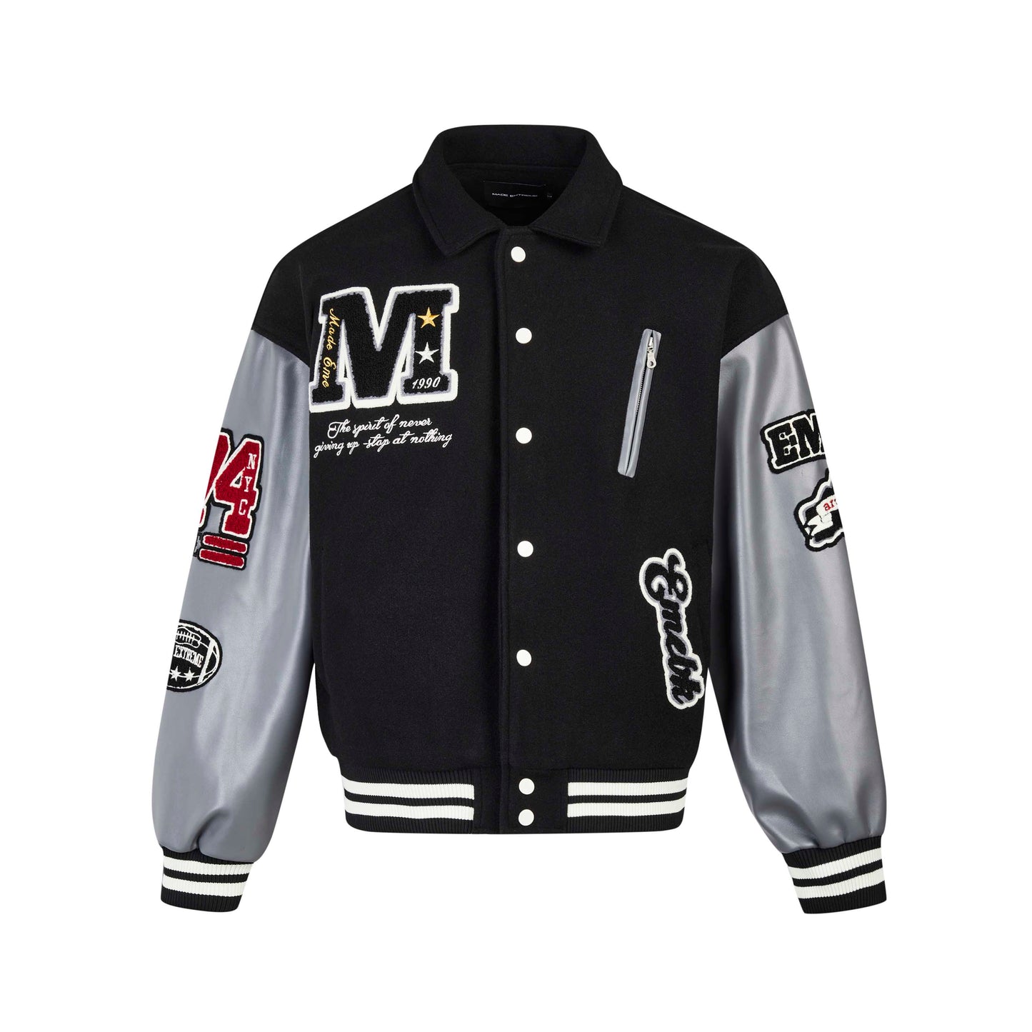 AROUND THE WORLD VARSITY JACKET