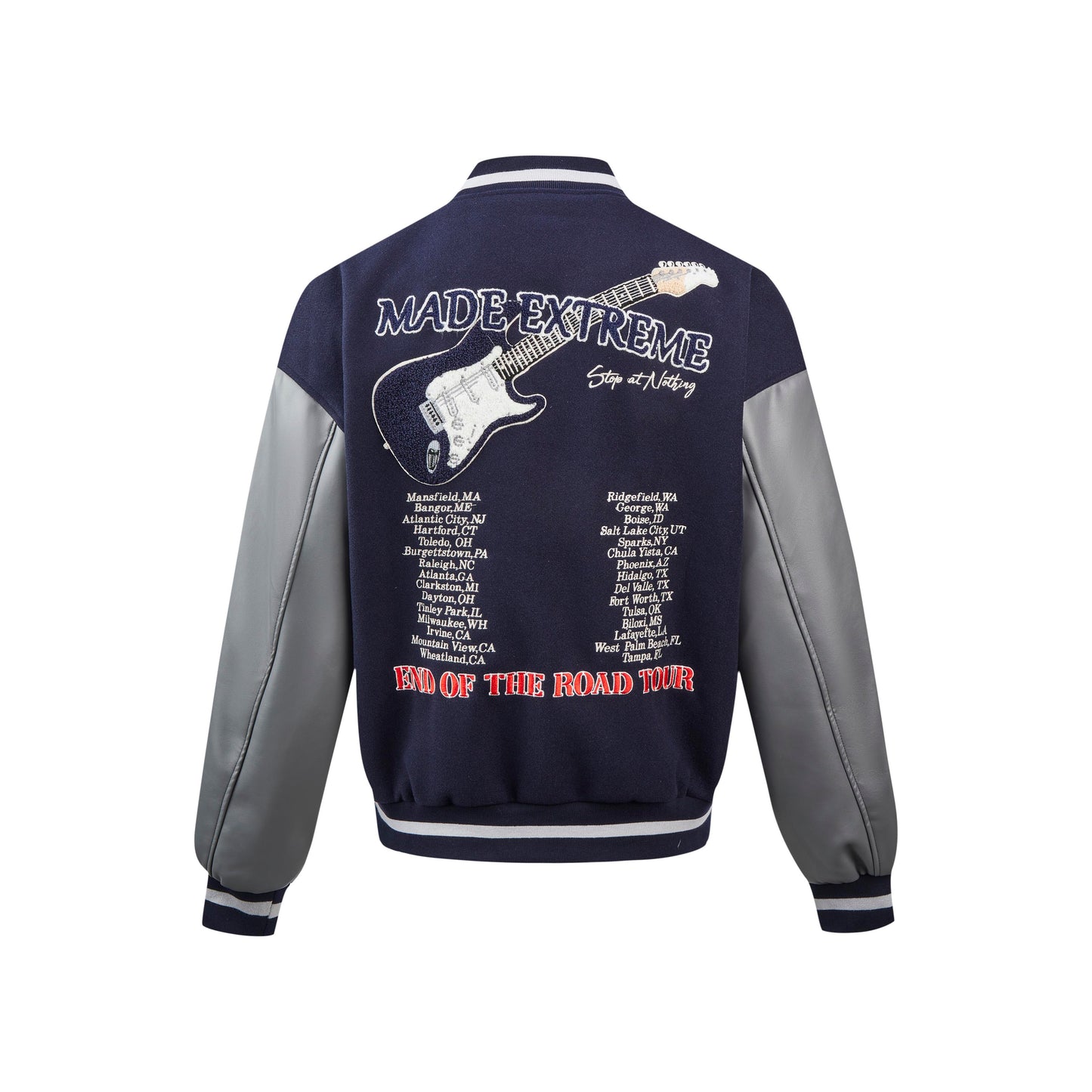 END OF THE ROAD TOUR VARSITY JACKET