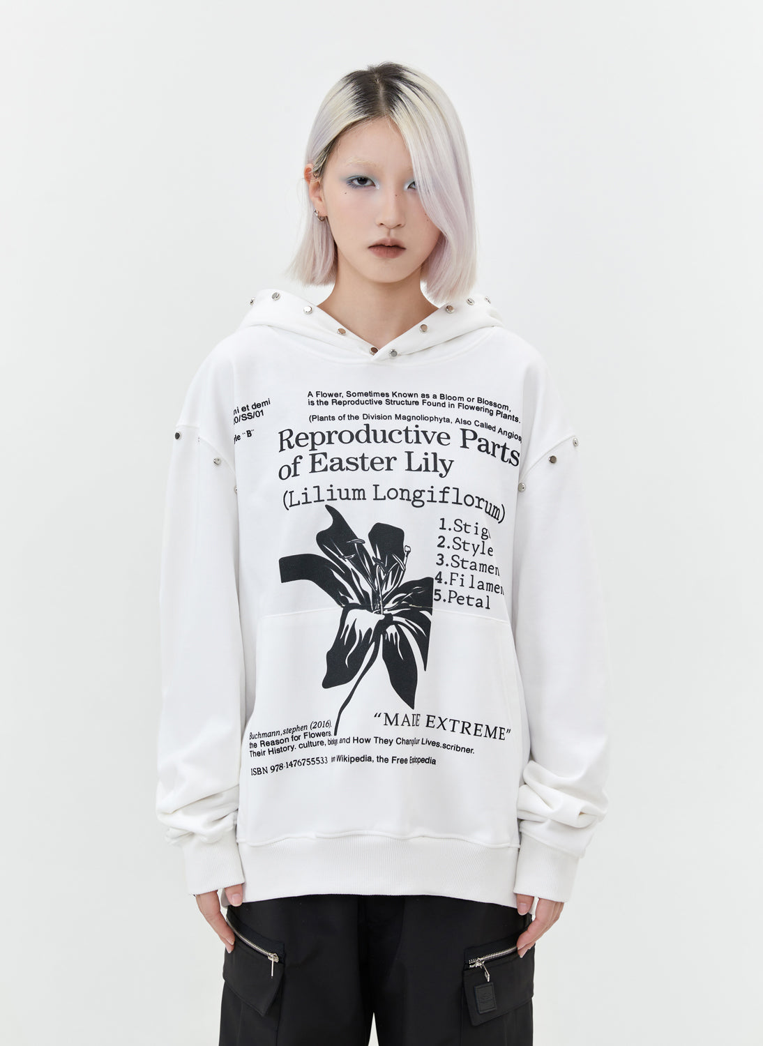 LILIUM LONGIFLORUM HOODIE