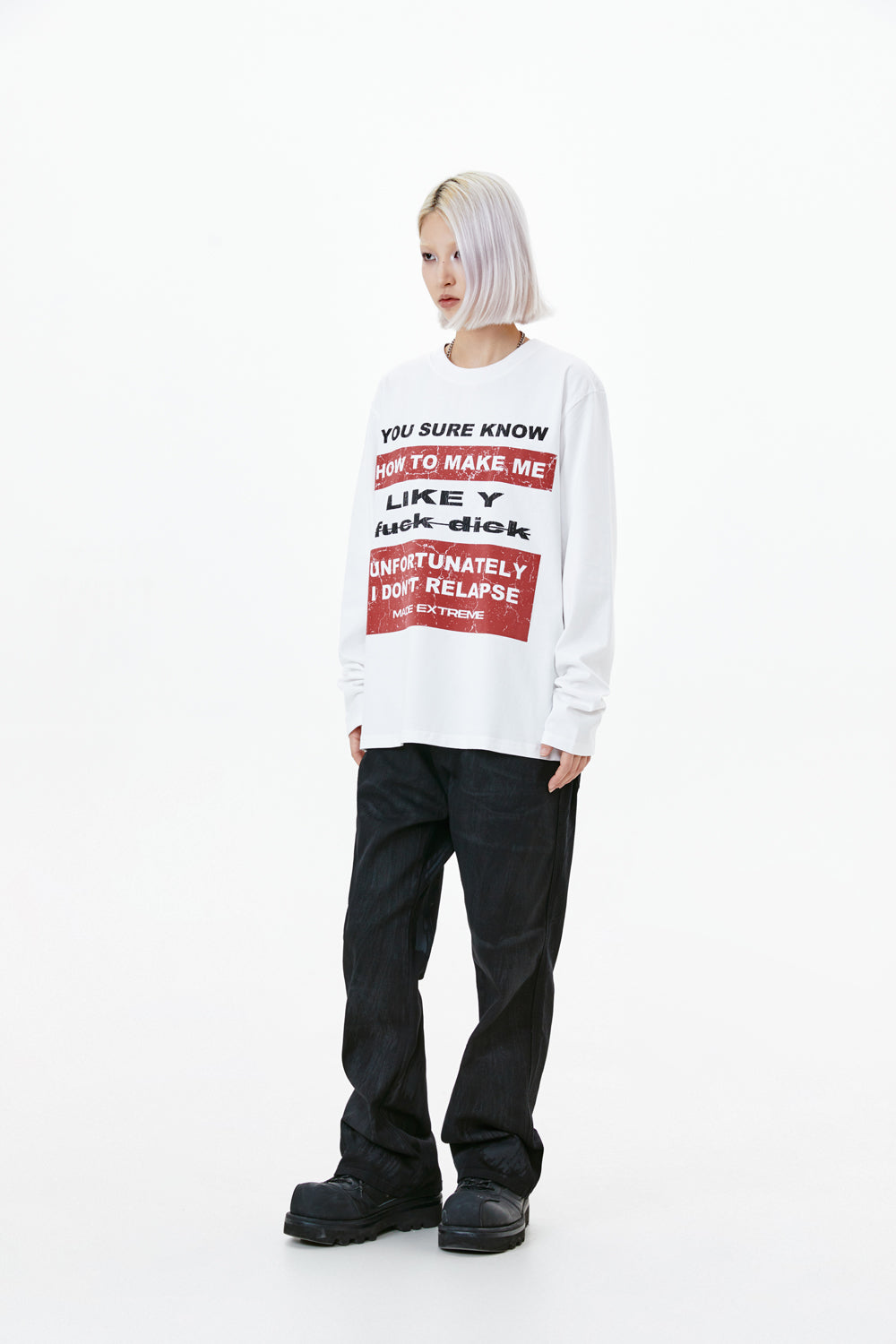 FINE BECOME A PITY LONG-SLEEVE