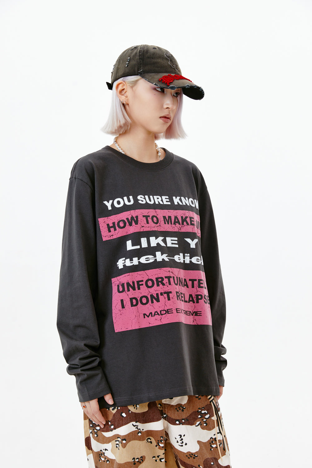 FINE BECOME A PITY LONG-SLEEVE