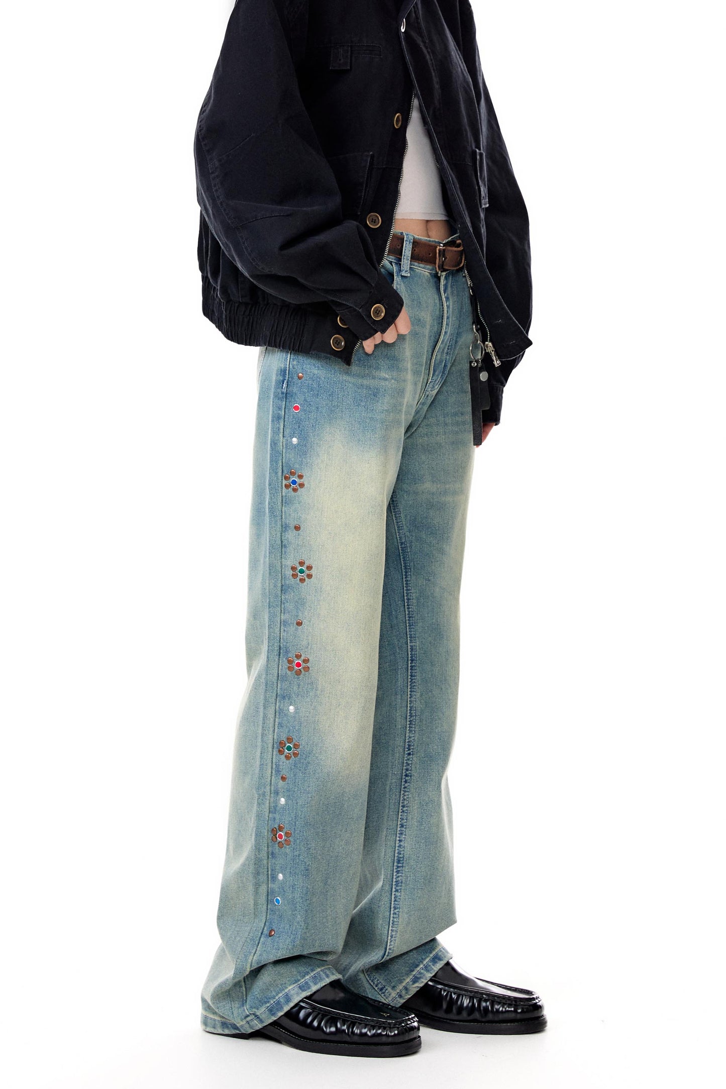 ON "GREEN" GRASS JEAN PANTS