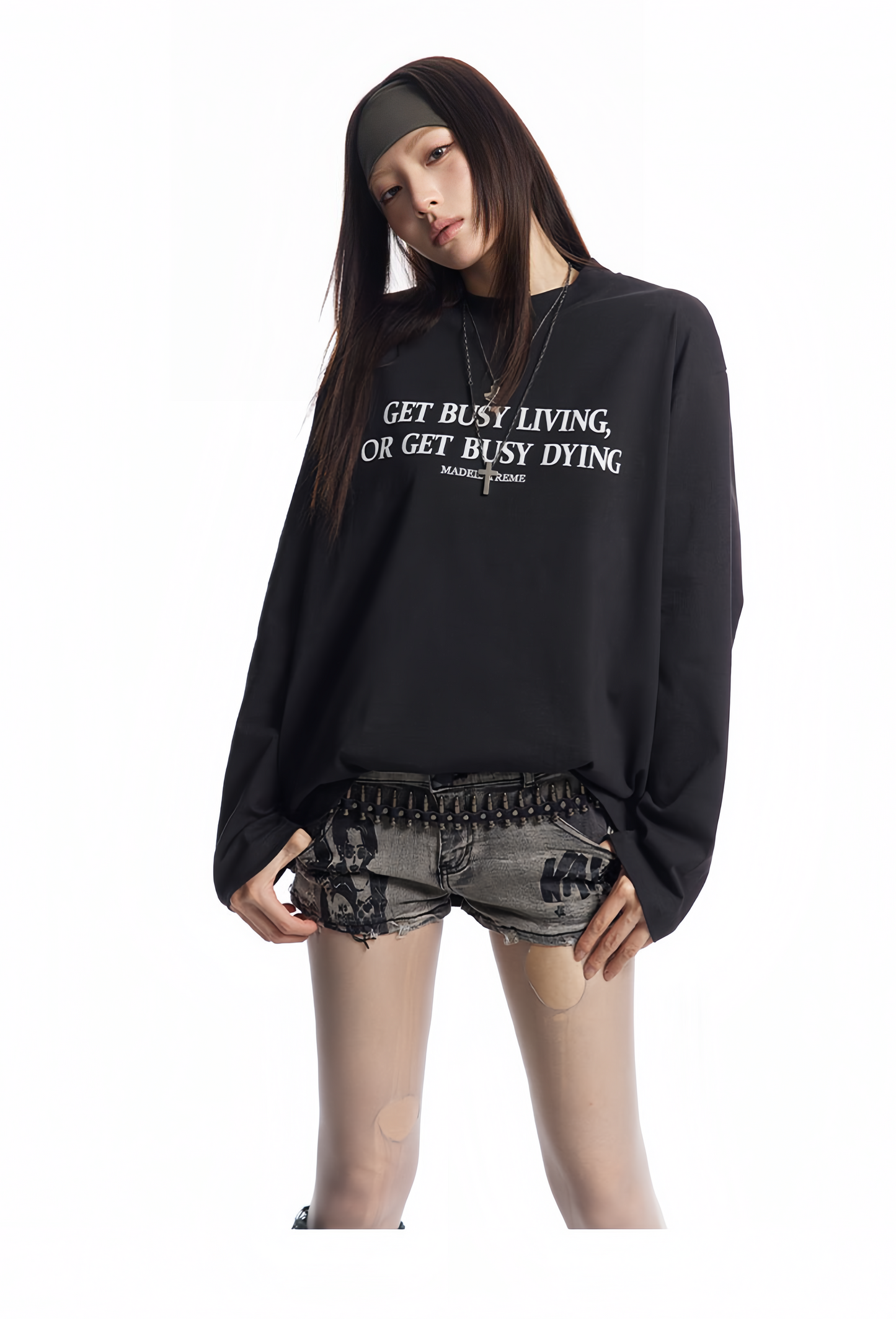 GET BUSY LIVING OR GET BUSY DYING LONG-SLEEVE