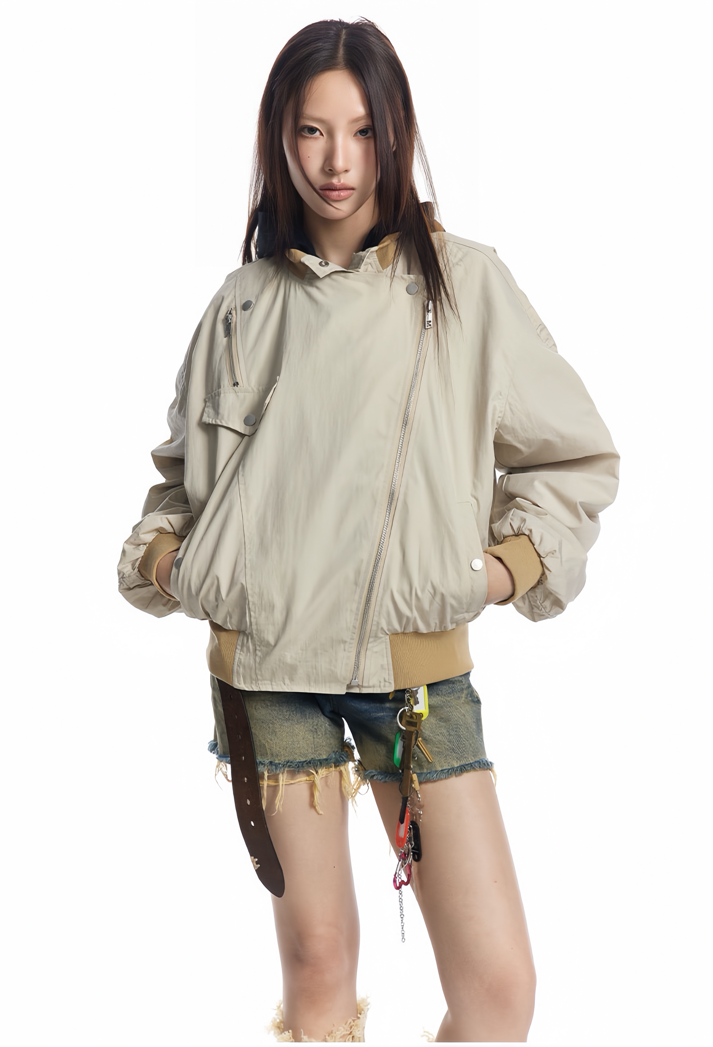 VANILA BOMBER JACKET