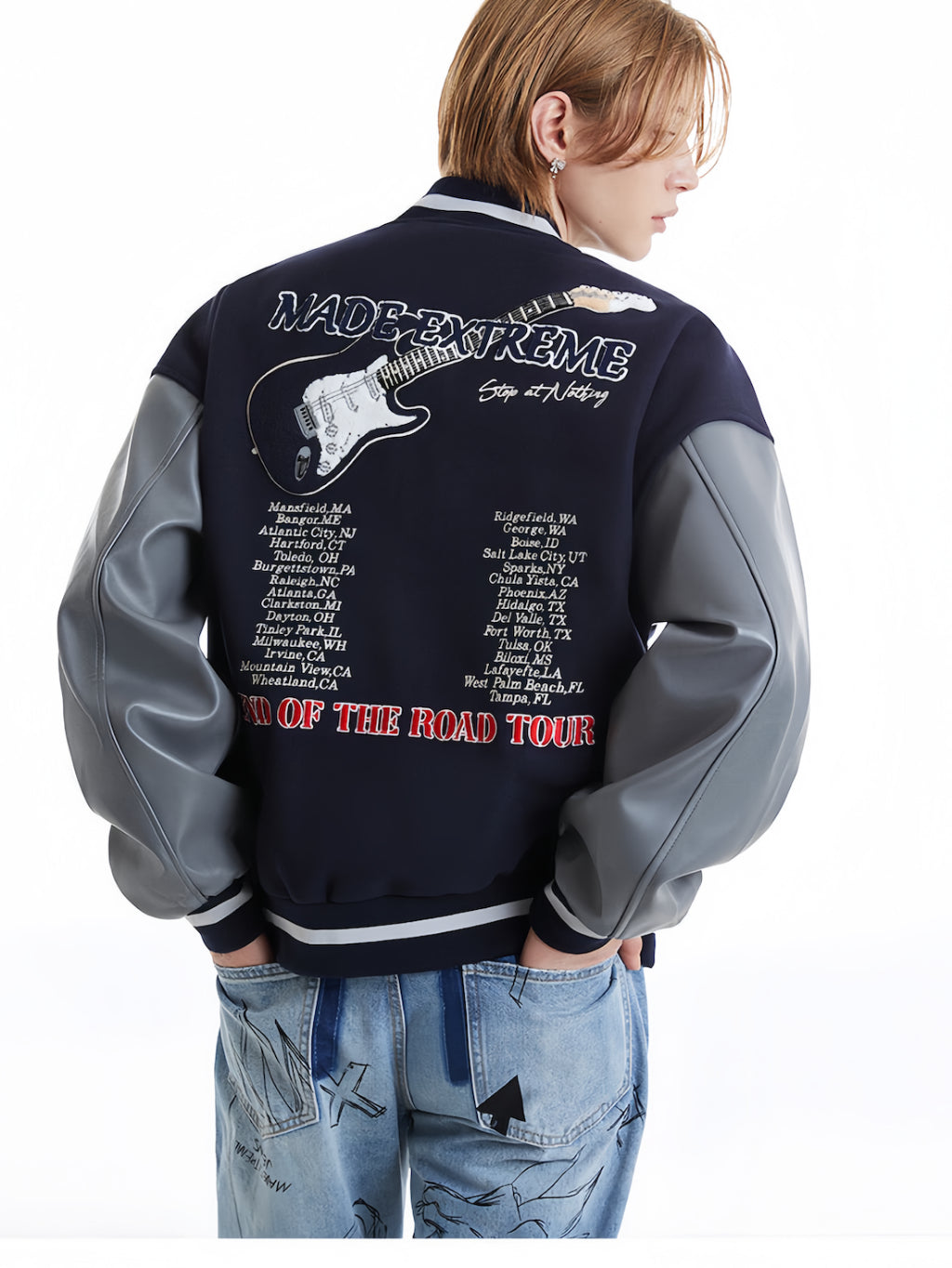 END OF THE ROAD TOUR VARSITY JACKET