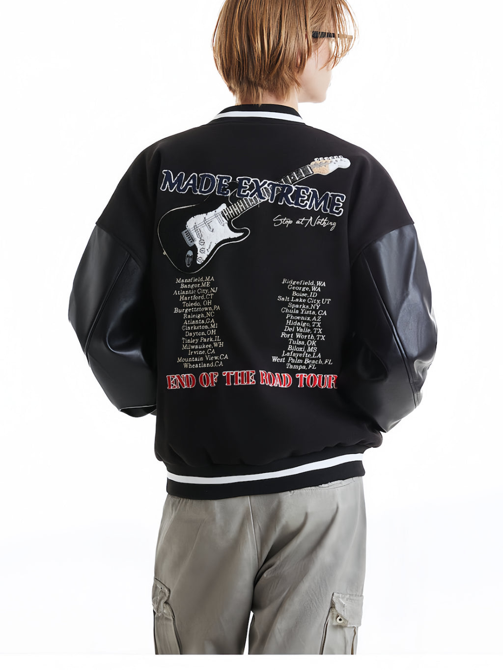 END OF THE ROAD TOUR VARSITY JACKET