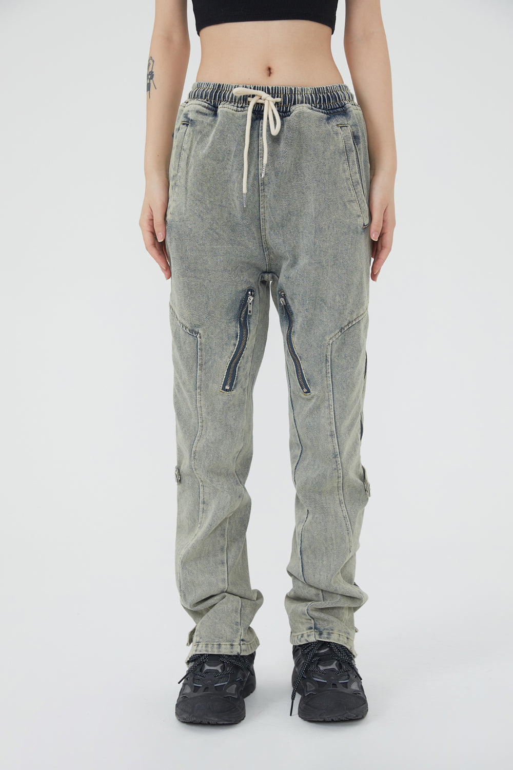 TECHWEAR ULTILISED DENIM PANTS – Made Extreme